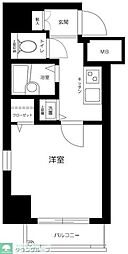 プレステージ錦糸町 1Kの間取図画像