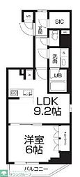 ラクラス押上 1LDKの間取図画像
