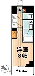 SHOKENResidence南千住 1Kの間取図画像