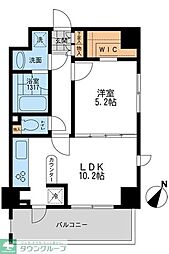 CASSIA押上 1LDKの間取図画像