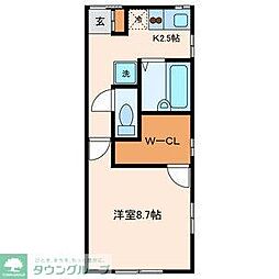 ルミナス京島 1Kの間取図画像