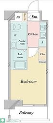 RJRリクロス高砂 1Kの間取図画像