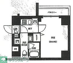 アイルプレミアム向島イースト 1Kの間取図画像