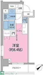 PARKHABIO東向島 ワンルームの間取図画像