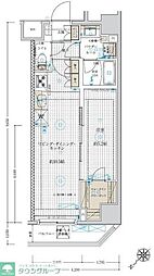 ベルグレード浅草DUE 1LDKの間取図画像