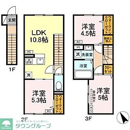 セレスティア柴又IV 3LDKの間取図画像