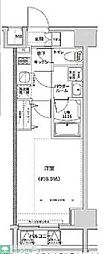 ガレリアレジデンス南千住 1Kの間取図画像