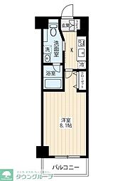 LEXE八広 1Kの間取図画像