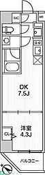 weavebaseSUMIDAPARK 1DKの間取図画像
