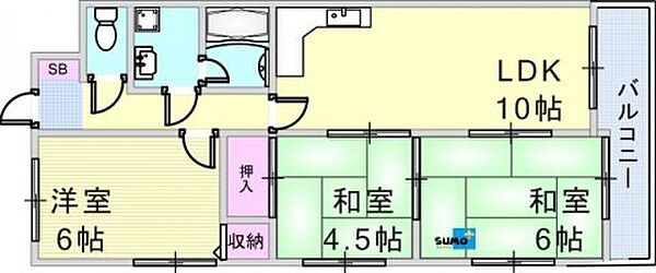 グランドメゾン南別府 403｜兵庫県神戸市西区南別府１丁目(賃貸マンション3LDK・4階・60.00㎡)の写真 その1