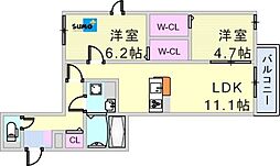 西新町駅 11.0万円