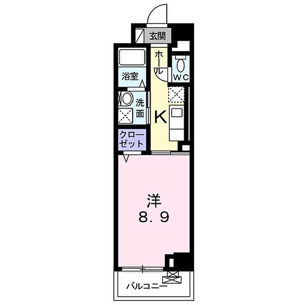 Ｂｏｎｈｅｕｒ静徳 604｜兵庫県明石市松の内１丁目(賃貸マンション1K・6階・30.46㎡)の写真 その2