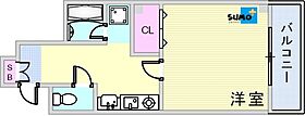 Sキューブ　ほんまち 402 ｜ 兵庫県明石市本町１丁目（賃貸マンション1K・4階・25.43㎡） その2