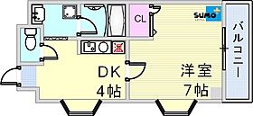 ヴィラ・パストラル2 215 ｜ 兵庫県明石市松の内１丁目（賃貸マンション1DK・2階・28.50㎡） その2