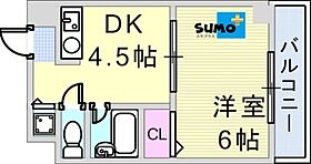 パレス大道町 402 ｜ 兵庫県明石市大道町２丁目（賃貸マンション1DK・4階・25.90㎡） その1