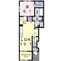 プレシャス・スペースIII 101 ｜ 兵庫県明石市大久保町松陰（賃貸アパート1LDK・1階・51.74㎡） その2