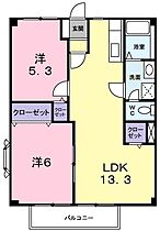 エピドール 202 ｜ 兵庫県明石市西明石西町２丁目（賃貸アパート2LDK・2階・52.17㎡） その2