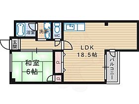 大阪府大阪市住吉区苅田３丁目（賃貸マンション1LDK・4階・55.00㎡） その2