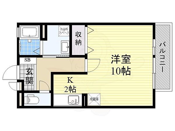 大阪府堺市北区長曽根町(賃貸アパート1R・2階・33.61㎡)の写真 その2