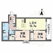 大阪府堺市北区新金岡町５丁（賃貸マンション2LDK・2階・60.94㎡） その2