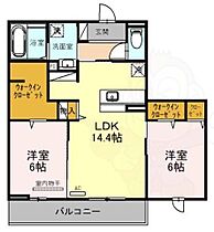 ラフォーレ堺  ｜ 大阪府堺市堺区中田出井町３丁4番22号（賃貸アパート2LDK・2階・65.24㎡） その2