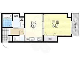 クレールナカモズ  ｜ 大阪府堺市北区中百舌鳥町２丁（賃貸マンション1DK・5階・29.43㎡） その2