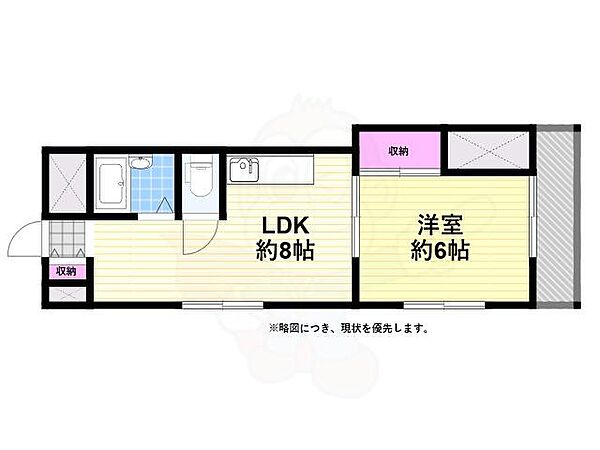 インペリアルメゾンフィールド ｜大阪府大阪市住吉区万代６丁目(賃貸マンション1LDK・4階・31.50㎡)の写真 その2