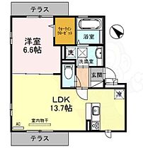 大阪府堺市堺区向陵東町２丁（賃貸アパート1LDK・1階・47.58㎡） その2