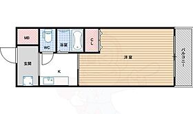 ボナール遠里小野  ｜ 大阪府大阪市住吉区遠里小野３丁目（賃貸マンション1K・5階・21.39㎡） その2