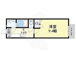 メゾン長曽根B棟 2階/-