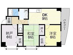グロワール北花田 2階