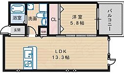 ラ・サンテ 2階/-