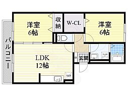 フラワーメゾンB棟 2階/-