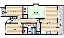 フローリッシュ 3LDKの間取図画像