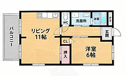 ハイツ金岡 2階