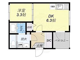 Malva都島（マルヴァミヤコジマ）  ｜ 大阪府大阪市都島区都島中通２丁目（賃貸アパート1DK・1階・25.46㎡） その2