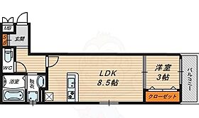 大阪府大阪市城東区蒲生４丁目（賃貸マンション1LDK・2階・33.57㎡） その2