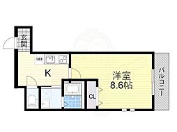 JR片町線(学研都市線) 徳庵駅 徒歩6分 3階/-