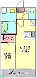 仮称)東大宮新築 1LDKの間取図画像
