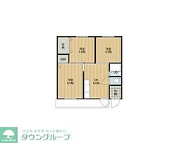 パークサイド鴻巣 3DKの間取図画像