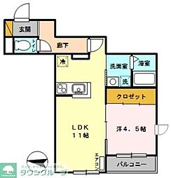 メゾン・ド・シャトン 1LDKの間取図画像