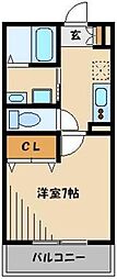 ディアステージ 1Kの間取図画像