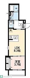 robot home 西大宮IV 1LDKの間取図画像