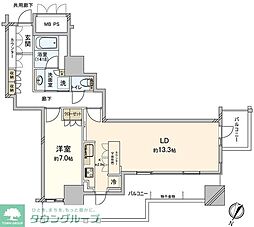 ザ・大宮タワーズ 1LDKの間取図画像