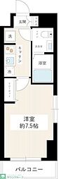 ATLASCaro浦和常盤弐番館 1Kの間取図画像