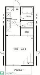 アクシーズ東大宮 1Kの間取図画像