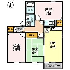 物件の間取り