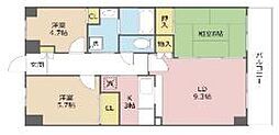 フェリスローマ浦和 3LDKの間取図画像