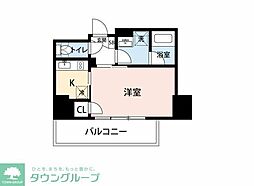 マイナビSTAY ekism さいたま新都心 1Kの間取図画像