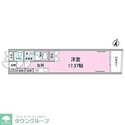 FUKUMI-APARTMENT ワンルームの間取図画像